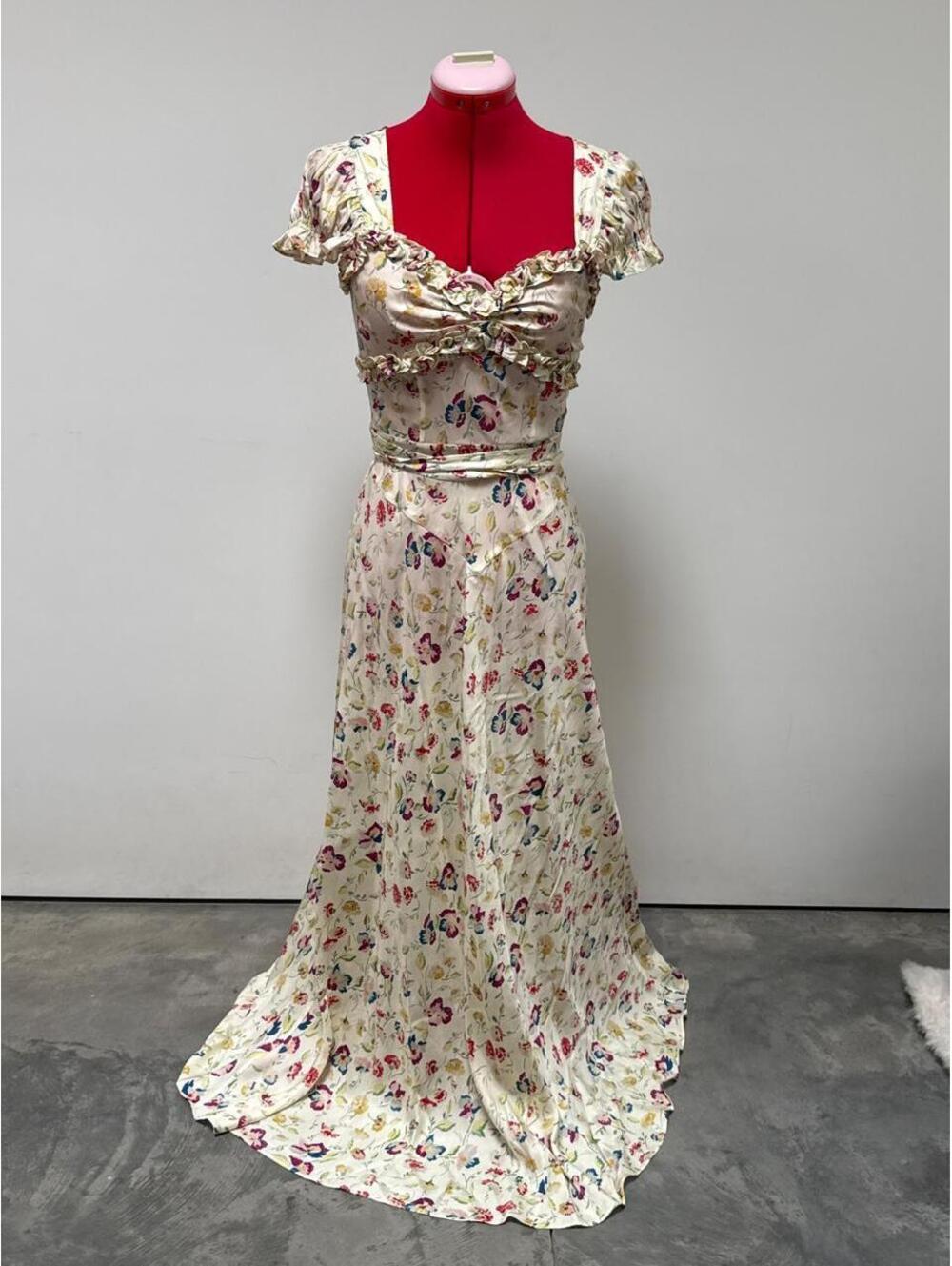 DÔEN Women's Multi and Cream Dress